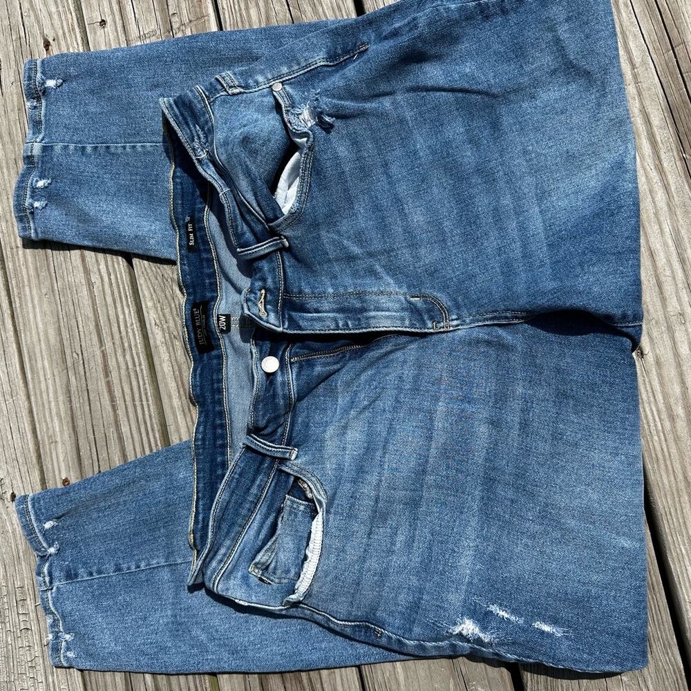 Judy Blue Women's Straight Leg Jeans - Classic Blue